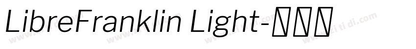 LibreFranklin Light字体转换 LibreFranklin Light字体转换